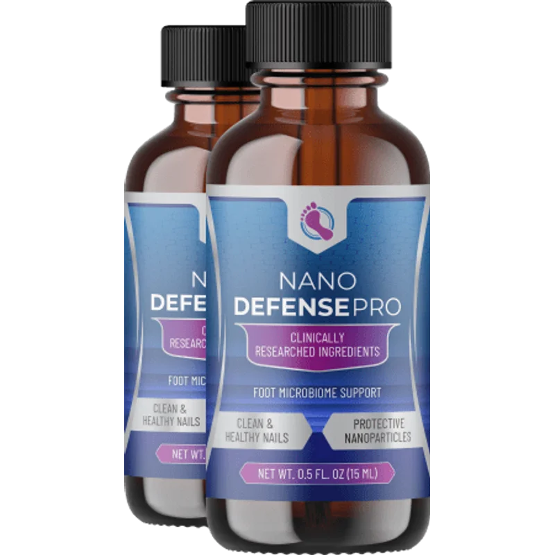 NanoDefense Pro Natural Nail Skin Health Formula — 2 Bottle / 60 Day Pack